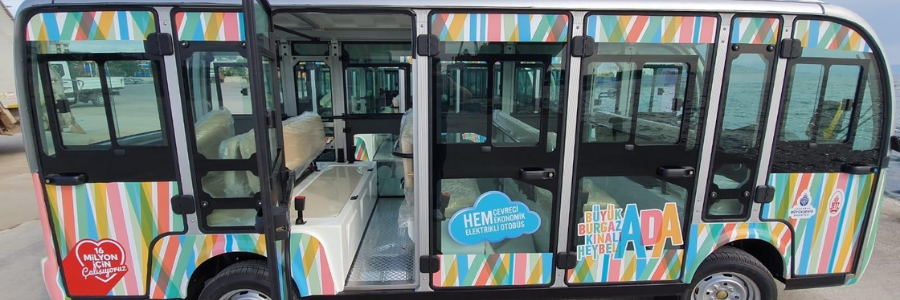 Tour Heybeliada with Electrical Bus